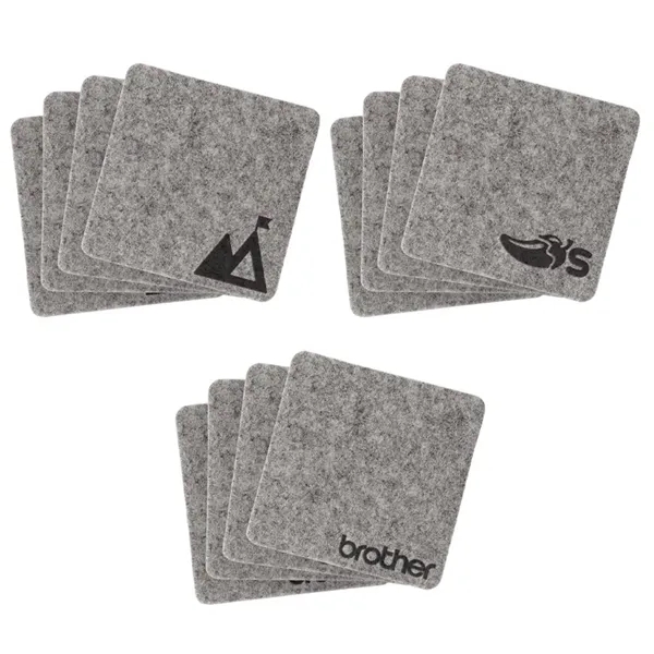 Set of four, 4" x 4" coasters with customization.... from ASI 88060 Snugz/USA Inc / SnugZ USA®