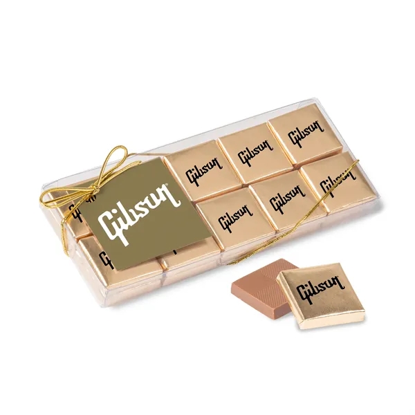 Twenty piece foiled chocolate squares.... from ASI 44900 NC Custom (CI/Lanco) / ChocInn/Lanco