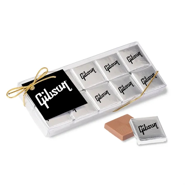 Twenty piece foiled chocolate squares.... from ASI 44900 NC Custom (CI/Lanco) / ChocInn/Lanco