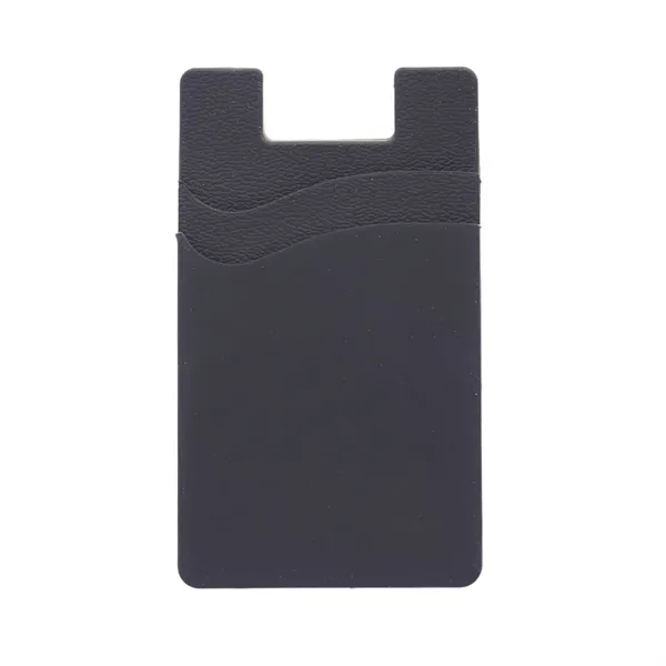 Dual pocket silicone phone wallet plus 1 color silkscreen imprint on... from ASI 37218 Athena Promo (tm)