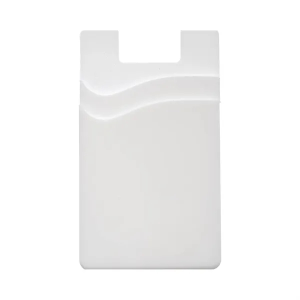 Dual pocket silicone phone wallet plus 1 color silkscreen imprint on... from ASI 37218 Athena Promo (tm)