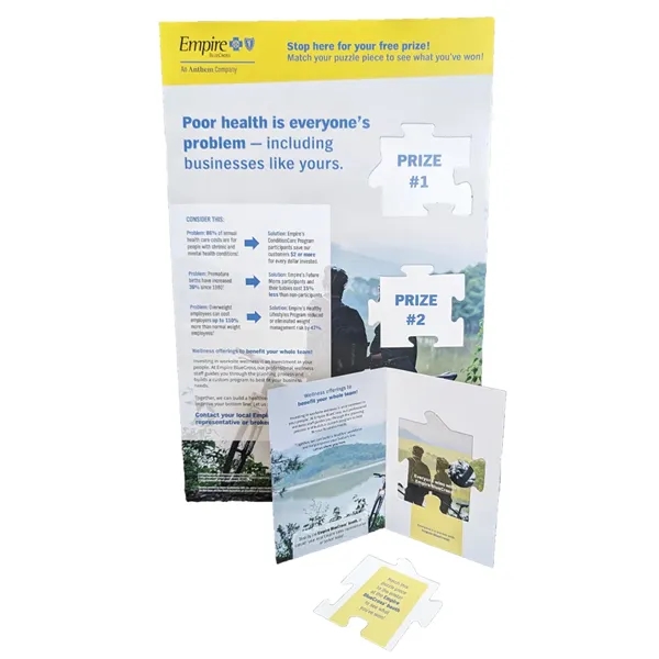 4" x 6" post card with "missing" jigsaw piece for special... from ASI 44830 The Chest