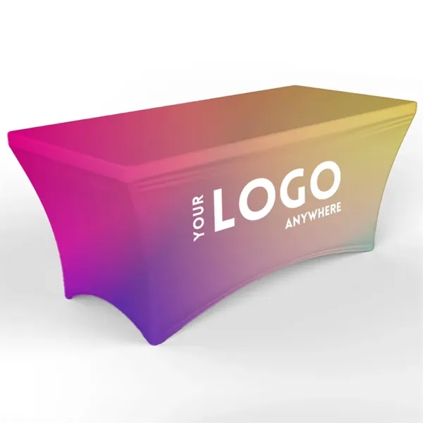 72" x 30" x 30" contour stretch, zipper back table cover... from ASI 36558 Aprons, Etc.