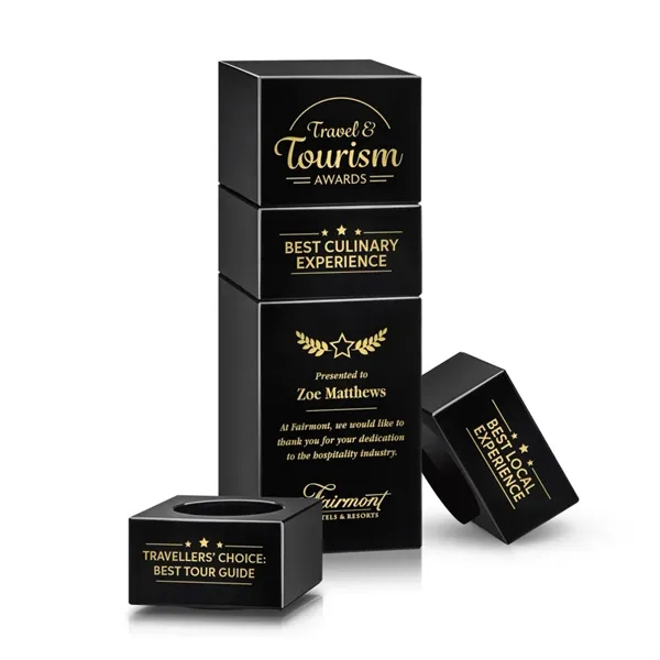 The Optical Crystal Tofino Stacker Award features a unique stackable design... from ASI 84592 St Regis Group / St Regis