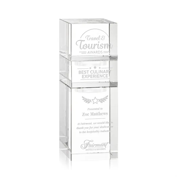 The Optical Crystal Tofino Stacker Award features a unique stackable design... from ASI 84592 St Regis Group / St Regis