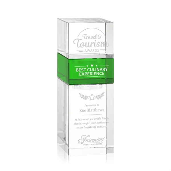 The Optical Crystal Tofino Stacker Award features a unique stackable design... from ASI 84592 St Regis Group / St Regis