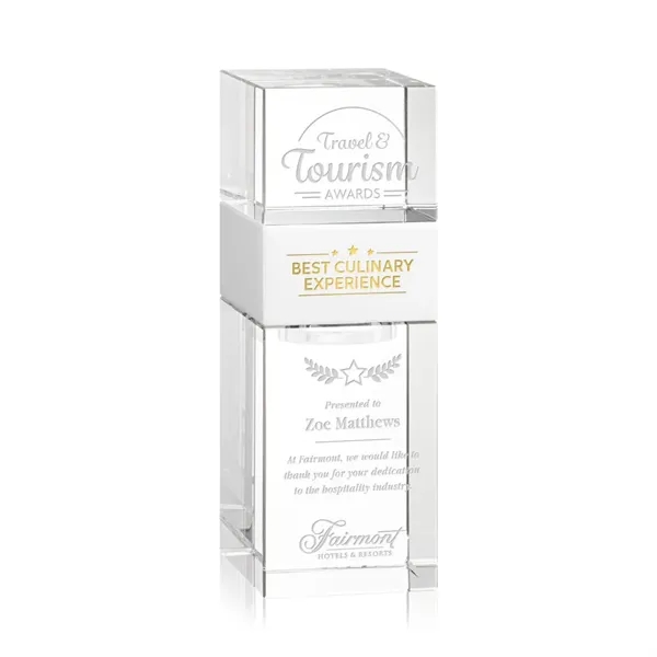 The Optical Crystal Tofino Stacker Award features a unique stackable design... from ASI 84592 St Regis Group / St Regis