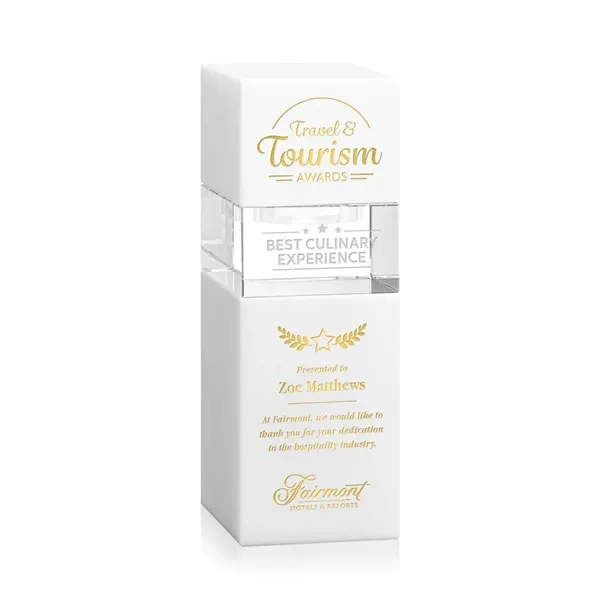 The Optical Crystal Tofino Stacker Award features a unique stackable design... from ASI 84592 St Regis Group / St Regis