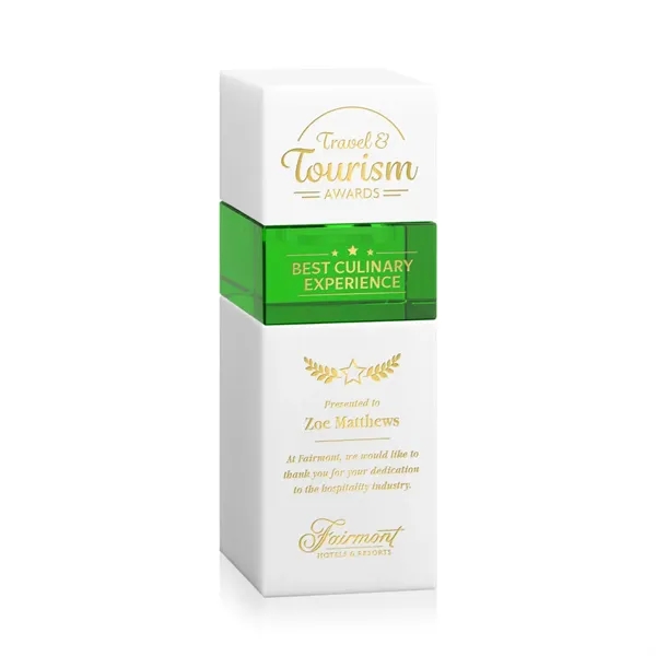 The Optical Crystal Tofino Stacker Award features a unique stackable design... from ASI 84592 St Regis Group / St Regis