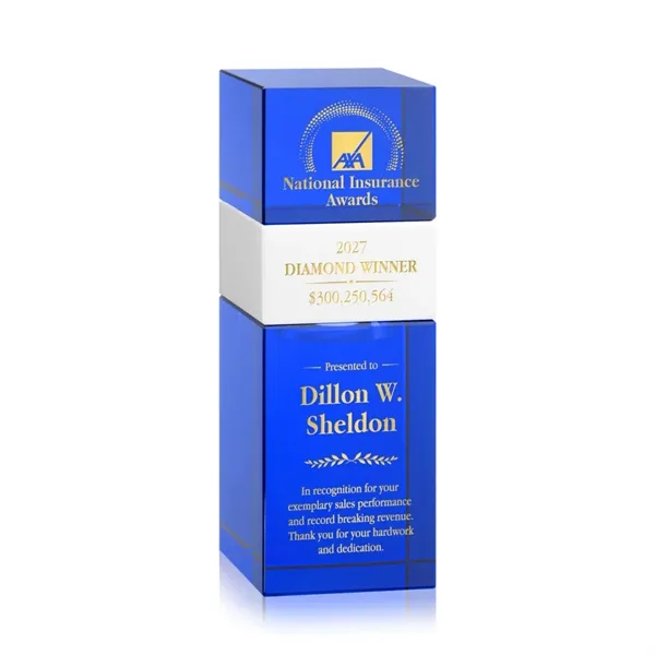The Optical Crystal Tofino Stacker Award features a unique stackable design... from ASI 84592 St Regis Group / St Regis