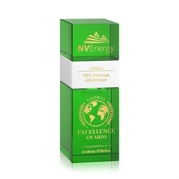 The Optical Crystal Tofino Stacker Award features a unique stackable design... from ASI 84592 St Regis Group / St Regis