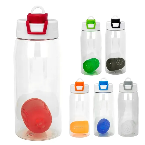 Two Tone Pop Up 25 oz. Recycled Bottle with Floating Infuser... from ASI 30208 A P Specialties / AP Specialties