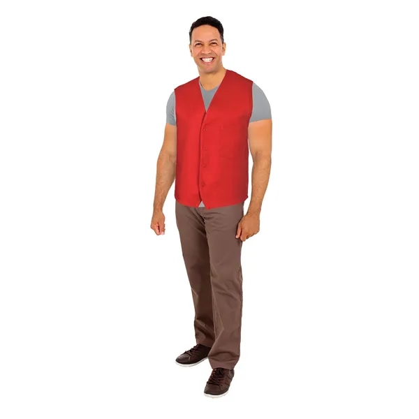 65/35 polyester cotton twill vest with a left chest pocket, pencil... from ASI 36558 Aprons, Etc.
