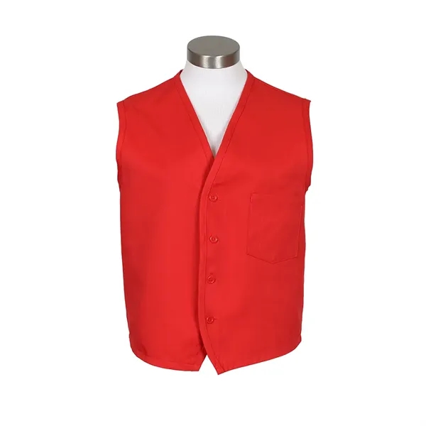 65/35 polyester cotton twill vest with a left chest pocket, pencil... from ASI 36558 Aprons, Etc.