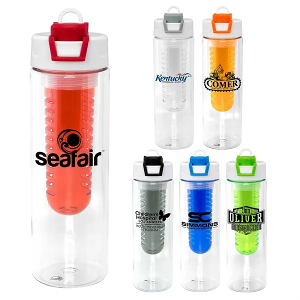 Two Tone Pop Up 24 oz. Bottle with Infuser... from ASI 30208 A P Specialties / AP Specialties