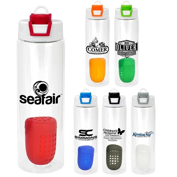 Two Tone Pop Up 24 oz. Bottle with Floating Infuser... from ASI 30208 A P Specialties / AP Specialties