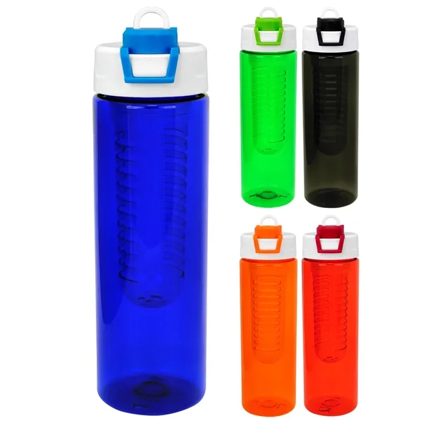 Two Tone Pop Up 24 oz. Colorful Bottle with Infuser... from ASI 30208 A P Specialties / AP Specialties