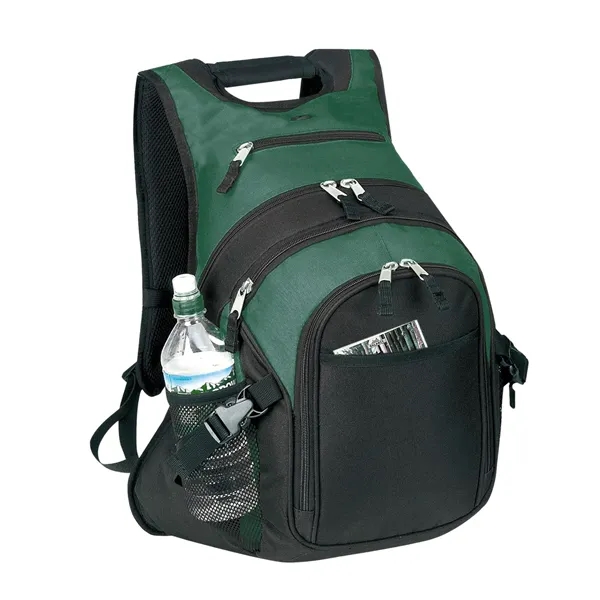 600D polyester Deluxe Computer Backpack w/ Padded Back Panel and 2... from ASI 41511 Brainchild USA Inc / BrainChild Gift Club