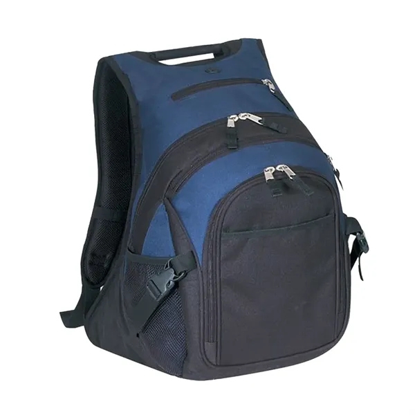 600D polyester Deluxe Computer Backpack w/ Padded Back Panel and 2... from ASI 41511 Brainchild USA Inc / BrainChild Gift Club