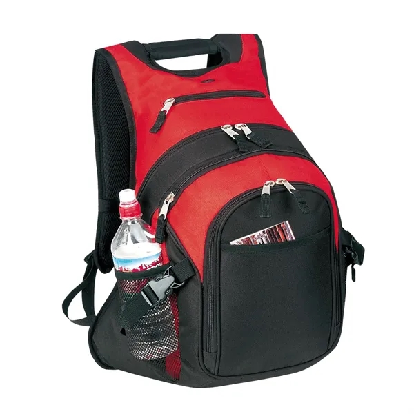 600D polyester Deluxe Computer Backpack w/ Padded Back Panel and 2... from ASI 41511 Brainchild USA Inc / BrainChild Gift Club