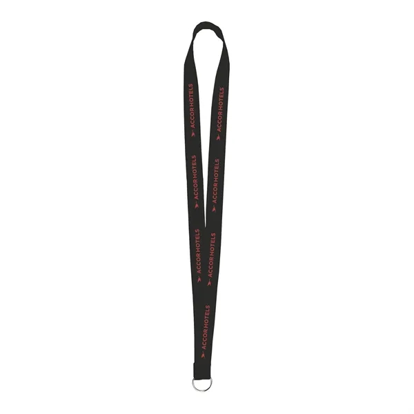 Polyester lanyard with screen printed imprint and "O" ring that measures... from ASI 61125 Hit Promotional Products / Hit®