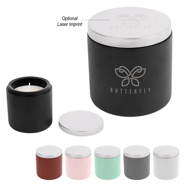 Single wick, soy wax candle with vanilla fragrance.... from ASI 61125 Hit Promotional Products / Hit®