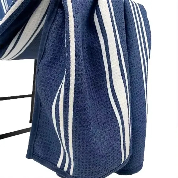 Full color waffle yoga mat towel plus full color digital printing... from ASI 37218 Athena Promo (tm)