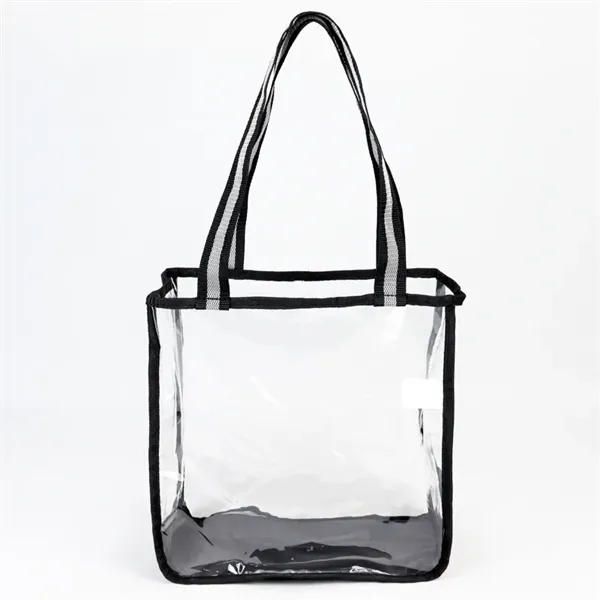 Clear Grocery Tote. Material: 25C TPU, 600D Polyester Eco Friendly, Recyclable,... from ASI 36558 Aprons, Etc.