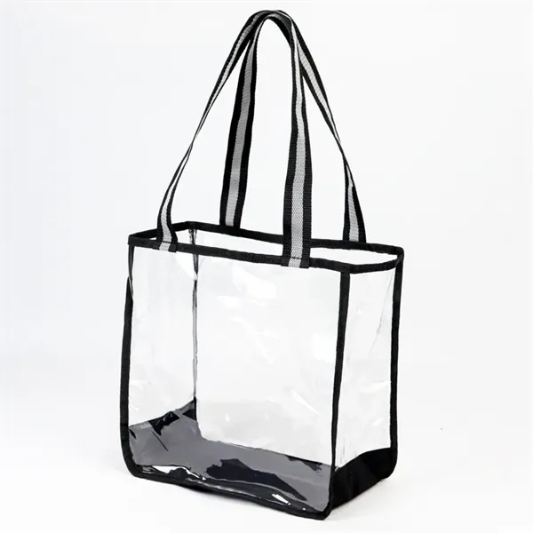 Clear Grocery Tote. Material: 25C TPU, 600D Polyester Eco Friendly, Recyclable,... from ASI 36558 Aprons, Etc.