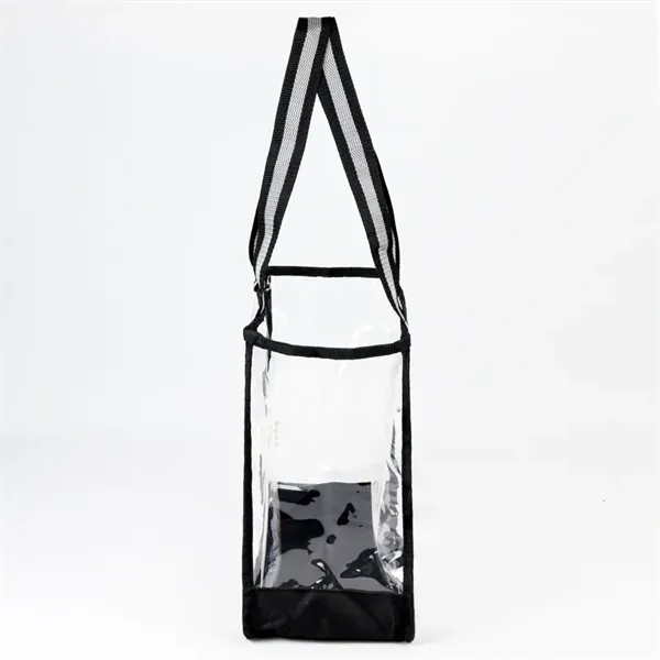 Clear Grocery Tote. Material: 25C TPU, 600D Polyester Eco Friendly, Recyclable,... from ASI 36558 Aprons, Etc.