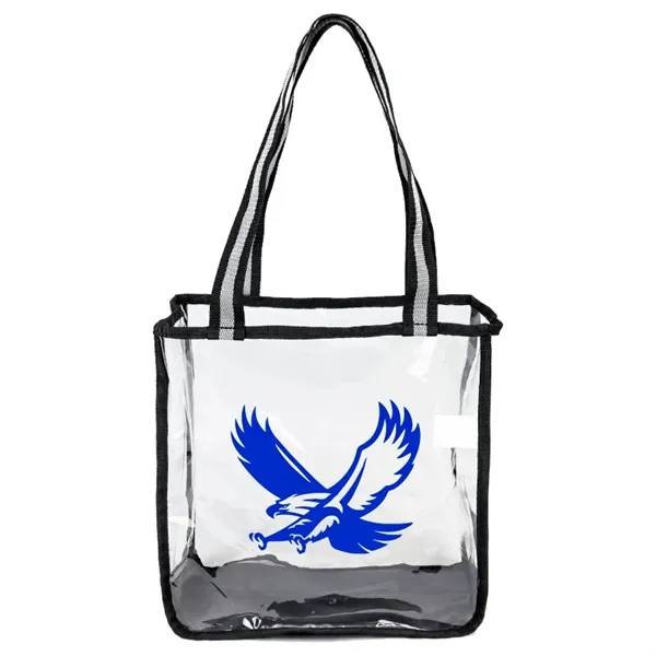 Clear Grocery Tote. Material: 25C TPU, 600D Polyester Eco Friendly, Recyclable,... from ASI 36558 Aprons, Etc.