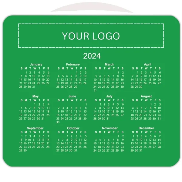 Calendar mouse pad plus 1 color silkscreen 1 location... from ASI 37218 Athena Promo (tm)