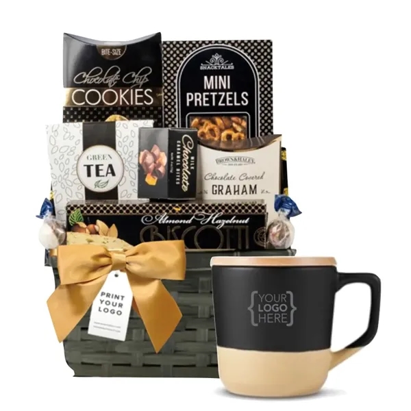 Gift Basket with Tea and Cookies... from ASI 89971 Stuff A Mug