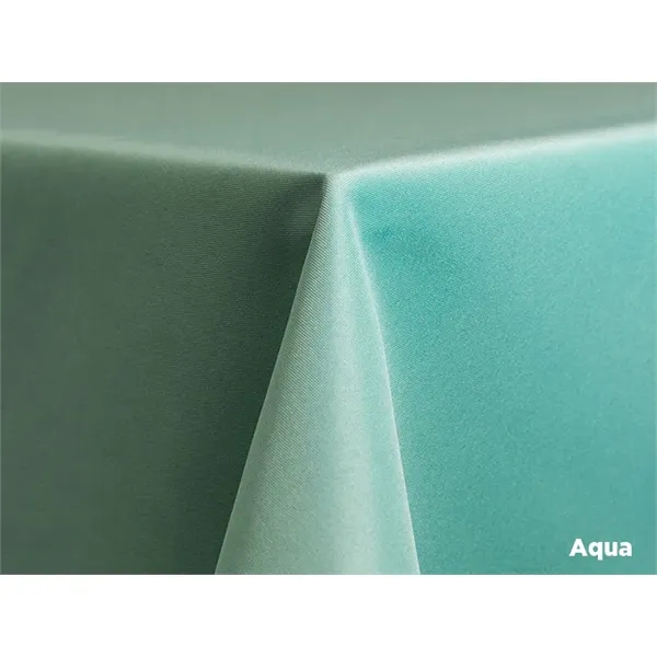 132" blank polyester trade show table covers for round or rectangular... from ASI 36558 Aprons, Etc.