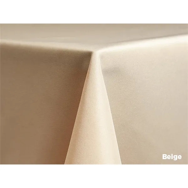 132" blank polyester trade show table covers for round or rectangular... from ASI 36558 Aprons, Etc.