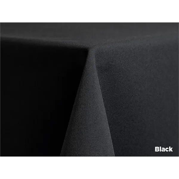 132" blank polyester trade show table covers for round or rectangular... from ASI 36558 Aprons, Etc.