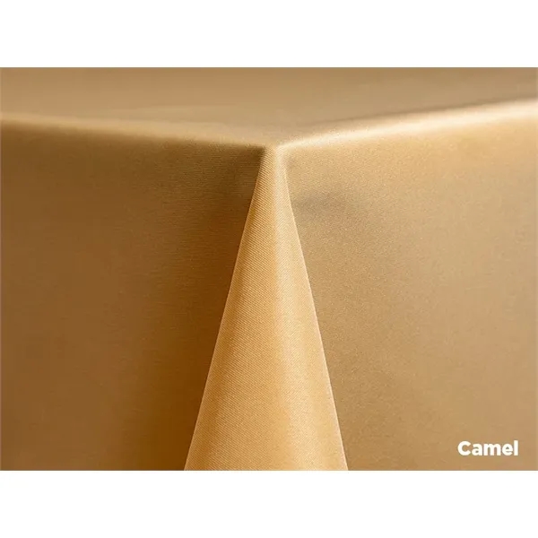 132" blank polyester trade show table covers for round or rectangular... from ASI 36558 Aprons, Etc.