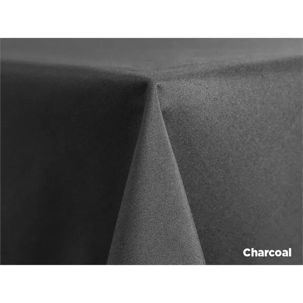 132" blank polyester trade show table covers for round or rectangular... from ASI 36558 Aprons, Etc.