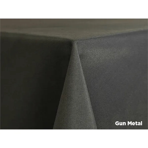 132" blank polyester trade show table covers for round or rectangular... from ASI 36558 Aprons, Etc.