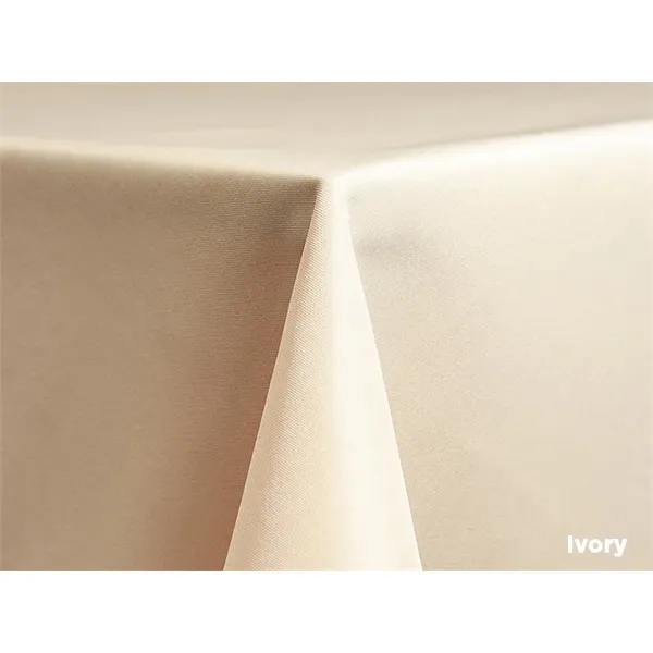 132" blank polyester trade show table covers for round or rectangular... from ASI 36558 Aprons, Etc.