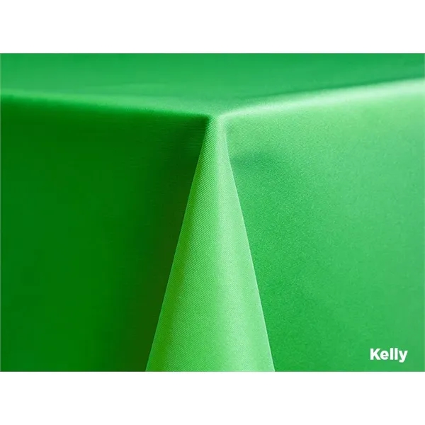 132" blank polyester trade show table covers for round or rectangular... from ASI 36558 Aprons, Etc.