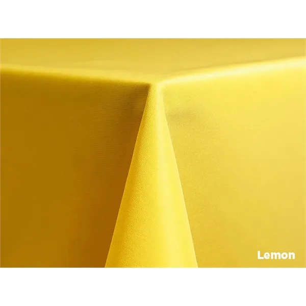 132" blank polyester trade show table covers for round or rectangular... from ASI 36558 Aprons, Etc.