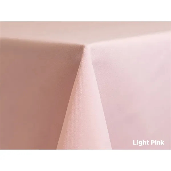 132" blank polyester trade show table covers for round or rectangular... from ASI 36558 Aprons, Etc.