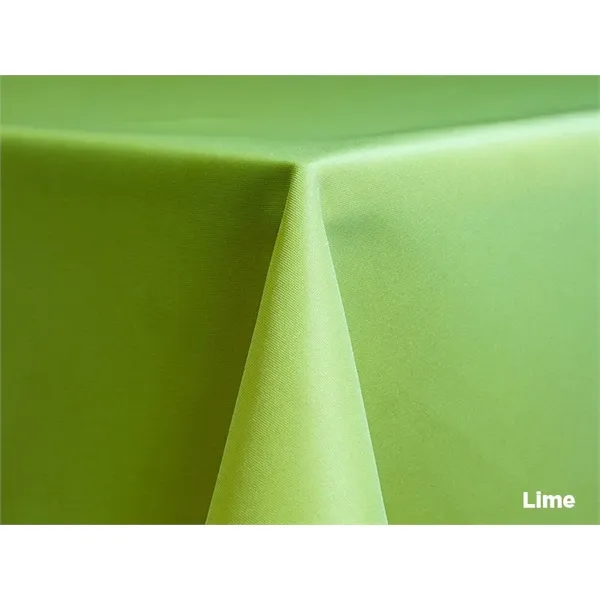 132" blank polyester trade show table covers for round or rectangular... from ASI 36558 Aprons, Etc.