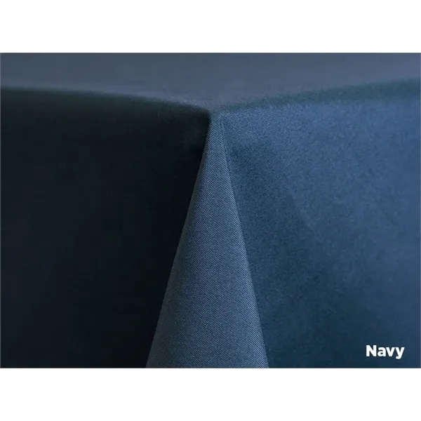 132" blank polyester trade show table covers for round or rectangular... from ASI 36558 Aprons, Etc.