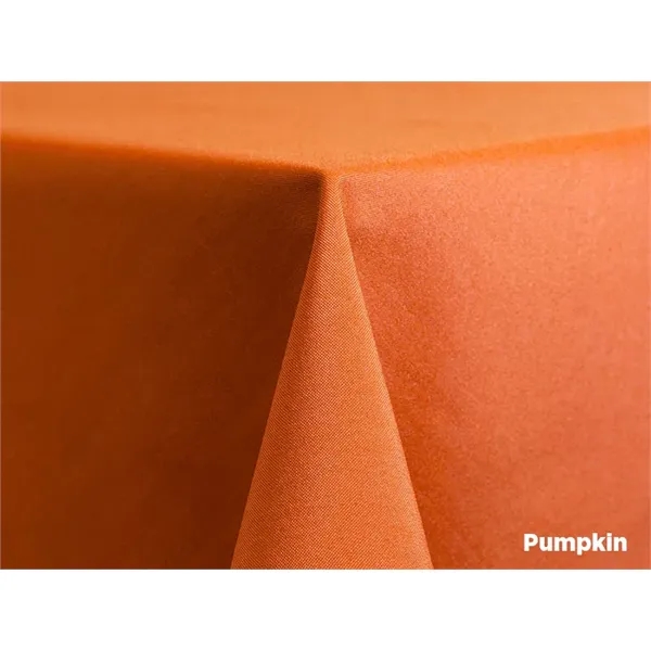 132" blank polyester trade show table covers for round or rectangular... from ASI 36558 Aprons, Etc.