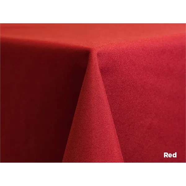 132" blank polyester trade show table covers for round or rectangular... from ASI 36558 Aprons, Etc.