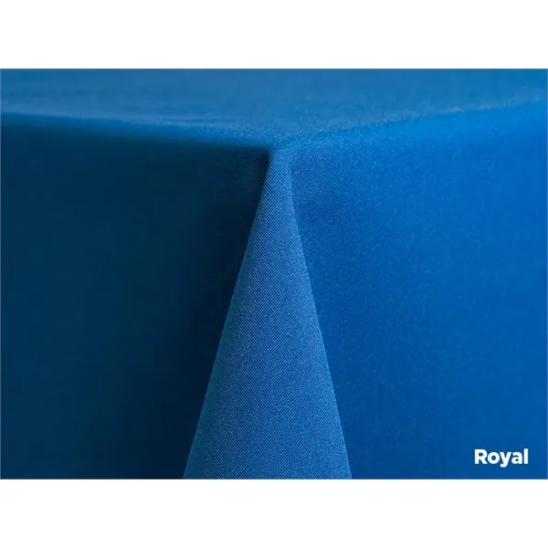 132" blank polyester trade show table covers for round or rectangular... from ASI 36558 Aprons, Etc.
