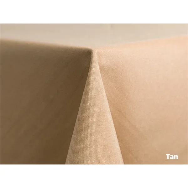 132" blank polyester trade show table covers for round or rectangular... from ASI 36558 Aprons, Etc.