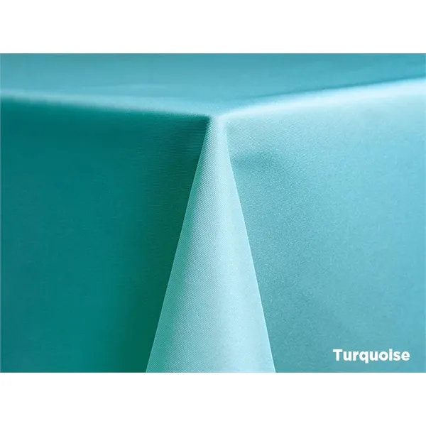 132" blank polyester trade show table covers for round or rectangular... from ASI 36558 Aprons, Etc.